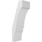 Ekena Millwork 5 1/2-in. W x 6-in. D x 18-in. H Balboa Architectural Grade PVC Knee Brace BRCP055X06X18BOA - alternate 1